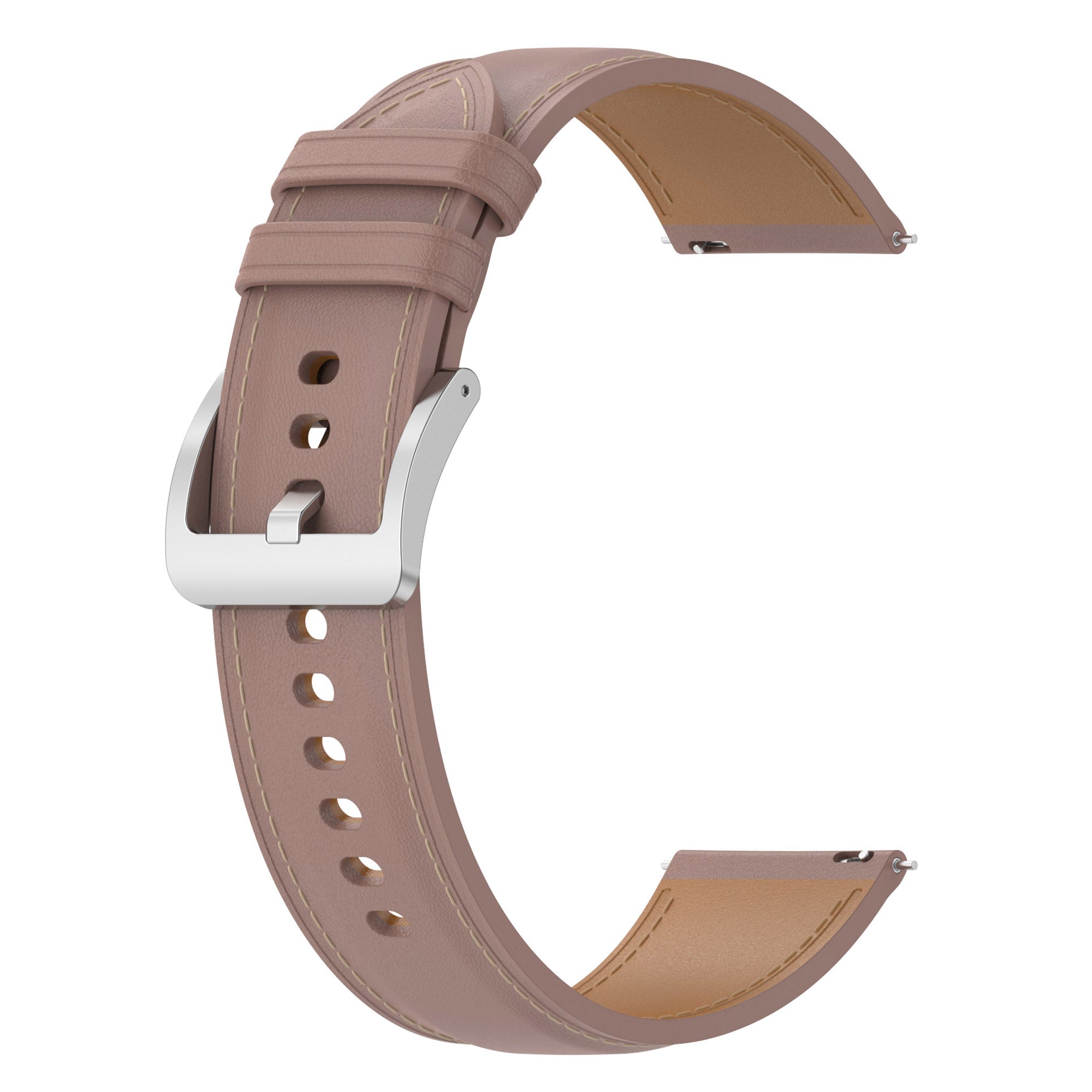 For Huawei Watch GT2 Samsung Galaxy Watch Active 20mm Universal Stitching Line First Layer Cowhide Solid Color Smart Watch Replacement Strap For Huawei Watch GT2 Samsung Galaxy Watch Active 20mm Universal Stitching Line First Layer Cowhide Solid Color Smart Watch Replacement Strap